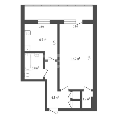 
  Продается 1-комн. квартира, 31.9 м², Магистральная ул, д. 56Б
. Фото 5.