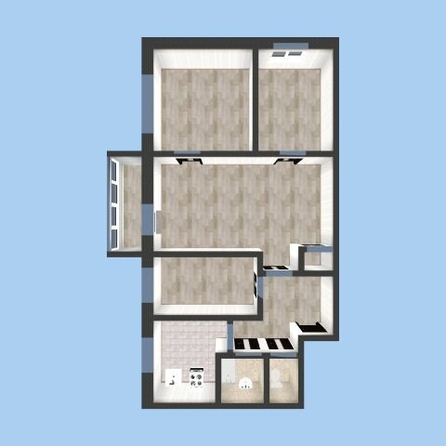 
  Продается 4-комн. квартира, 58.1 м², Марка Никифорова ул, д. 4
. Фото 5.