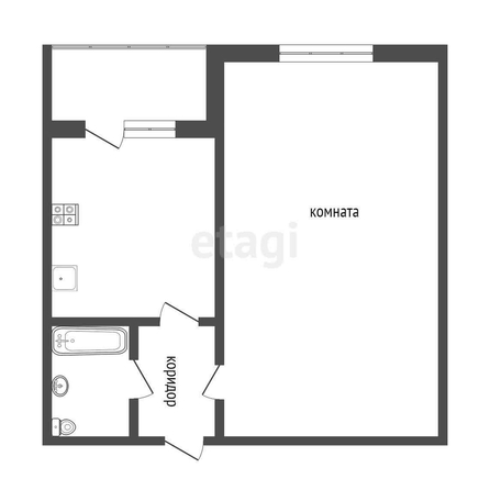 
  Продается 1-комн. квартира, 27.5 м², Гуртьева ул, д. 33
. Фото 5.