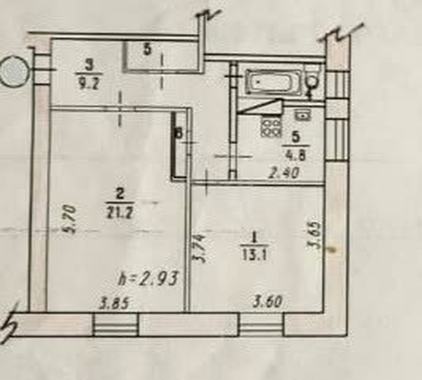 
  Продается 2-комн. квартира, 52.6 м², Печникова ул, д. 355
. Фото 4.