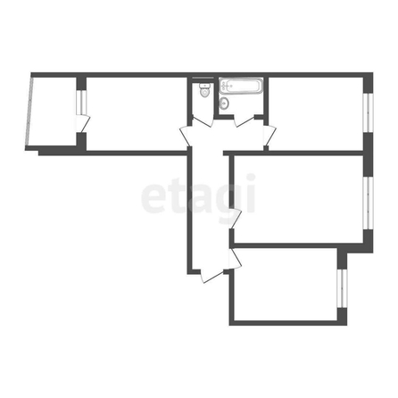 
  Продается 3-комн. квартира, 63.1 м², Лукашевича ул, д. 27
. Фото 5.