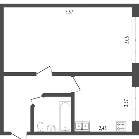 
  Продается 1-комн. квартира, 31 м², Северная 24-я ул, д. 210
. Фото 5.