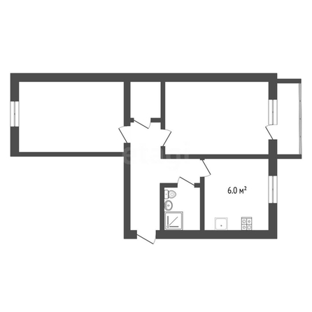
  Продается 2-комн. квартира, 47.7 м², Поселковая 1-я ул, д. 1Б
. Фото 4.