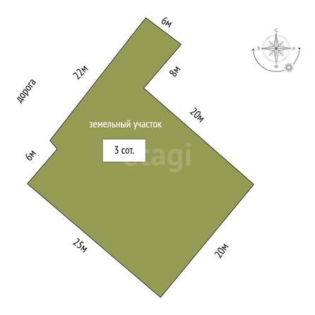 
  Продается дом, 64 м², Омск
. Фото 5.