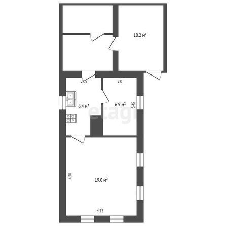 
  Продается дом, 32.3 м², Омск
. Фото 5.