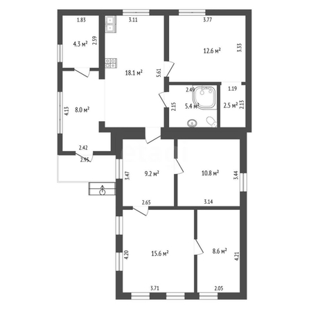 
  Продается дом, 99.7 м², Омск
. Фото 5.