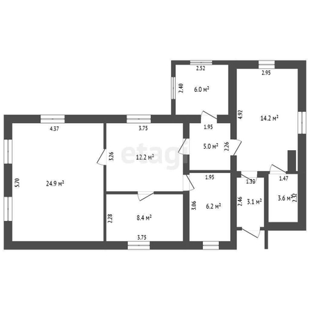 
  Продается дом, 74.5 м², село Сосновка
. Фото 4.