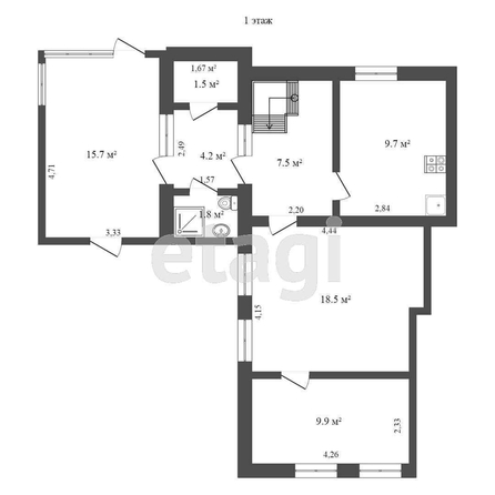 
  Продается дом, 88.7 м², Омск
. Фото 5.