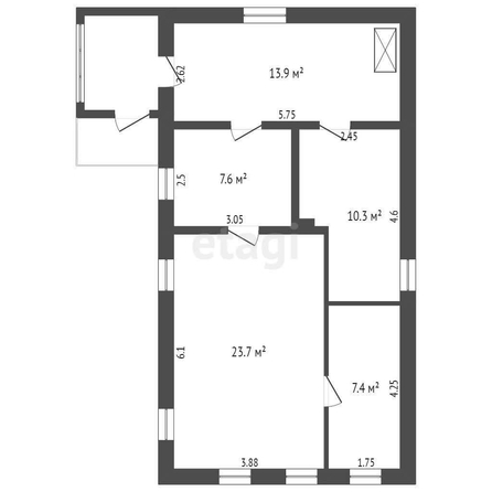 
  Продается дом, 65.9 м², Омск
. Фото 5.