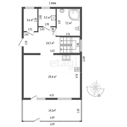 
  Продается дом, 135 м², Омск
. Фото 5.