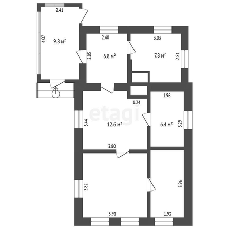 
  Продается дом, 56.1 м², Омск
. Фото 5.