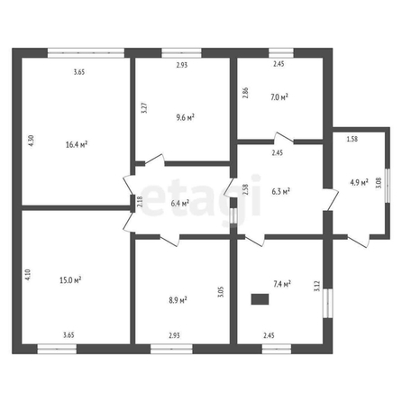 
  Продается дом, 77 м², Исилькуль
. Фото 5.