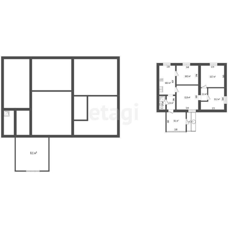 
  Продается дом, 76.7 м², Омск
. Фото 5.