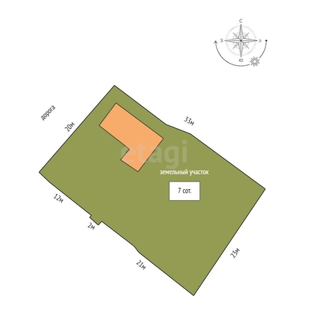 
  Продается дом, 60 м², Омск
. Фото 5.
