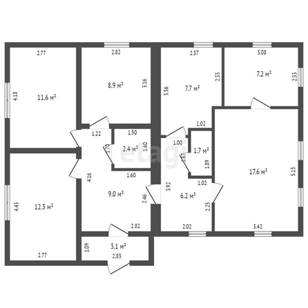 
  Продается дом, 97.1 м², Омск
. Фото 4.
