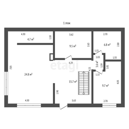 
  Продается дом, 155 м², Омск
. Фото 4.