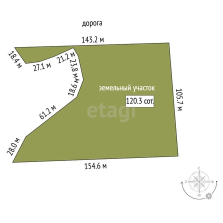 
  Продается земельный участок, 120 соток, село Ребровка
. Фото 5.