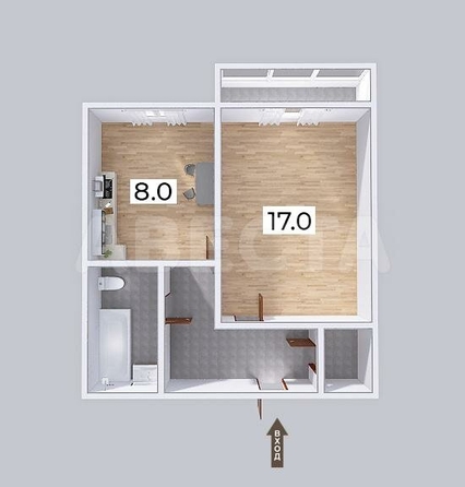
  Продается 1-комн. квартира, 36 м², ЖК Дом на Марьяновской
. Фото 5.