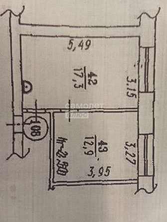 
  Продается 1-комн. квартира, 30.2 м², Волго-Донская ул, д. 8к2
. Фото 2.