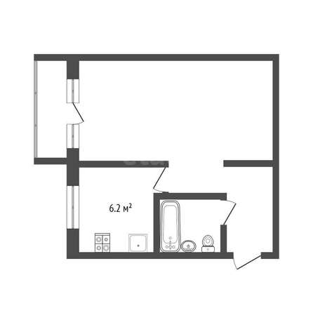 
  Продается 1-комн. квартира, 31.4 м², Константина Заслонова ул, д. 3
. Фото 5.