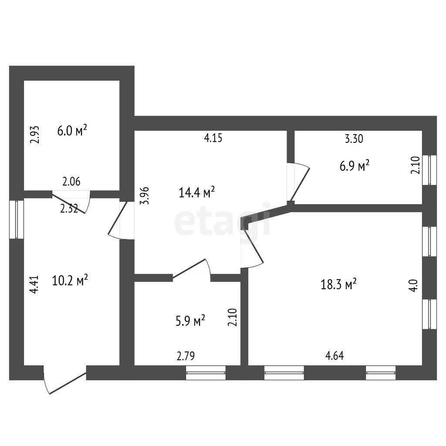 
  Продается дом, 60 м², Омск
. Фото 5.