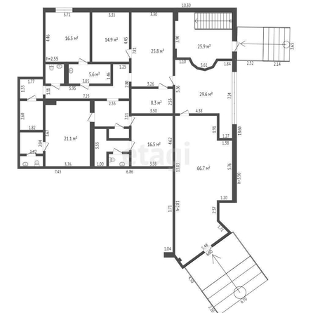
  Сдается универсальное помещение, 240 м², Лаптева ул, д. 2
. Фото 5.