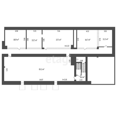 
  Сдается производственное помещение, 270 м², Багратиона ул, д. 2
. Фото 5.