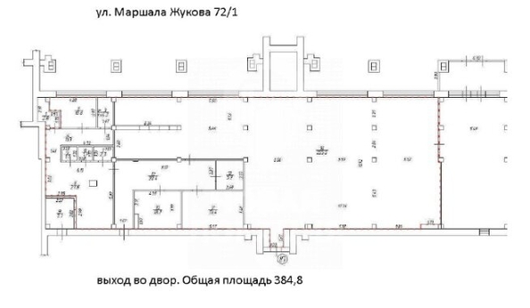 
  Сдается универсальное помещение, 385 м², Маршала Жукова ул, д. 72к1
. Фото 6.