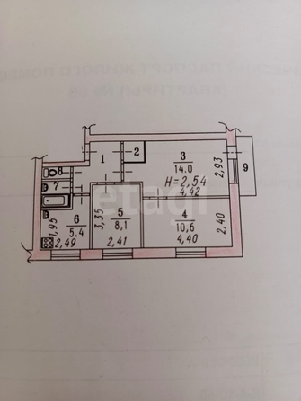 
  Продается 3-комн. квартира, 47.4 м², Авиагородок ул, д. 10
. Фото 5.