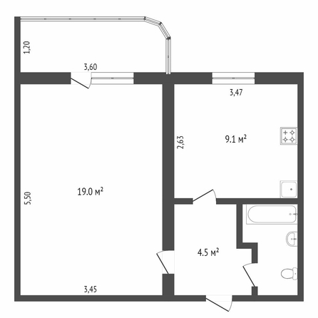 
  Продается 1-комн. квартира, 33.7 м², Амурская 21-я ул, д. 41
. Фото 5.