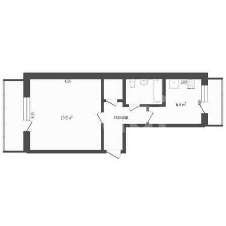 
  Продается 1-комн. квартира, 38.1 м², Дмитриева ул, д. 15/6
. Фото 5.