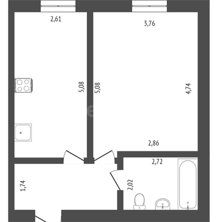 
  Продается 1-комн. квартира, 48.8 м², Лермонтова ул, д. 127/1
. Фото 5.