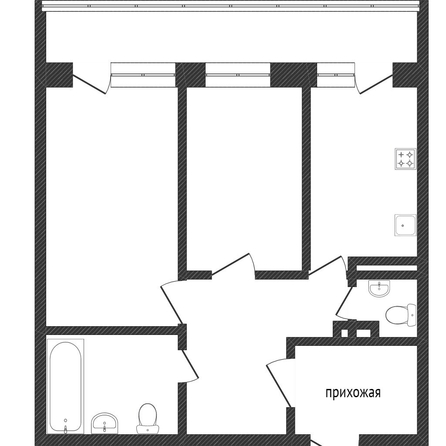 
  Продается 2-комн. квартира, 57.6 м², Куйбышева ул, д. 113к1
. Фото 5.