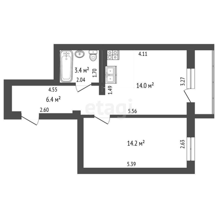 
  Продается 1-комн. квартира, 38 м², Завертяева ул, д. 18/8
. Фото 5.