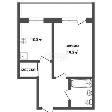 
  Продается 1-комн. квартира, 37 м², Северная 16-я ул, д. 150
. Фото 5.