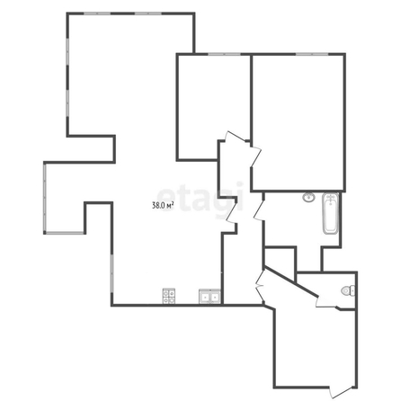 
  Продается 3-комн. квартира, 106 м², Арнольда Нейбута ул, д. 14
. Фото 5.