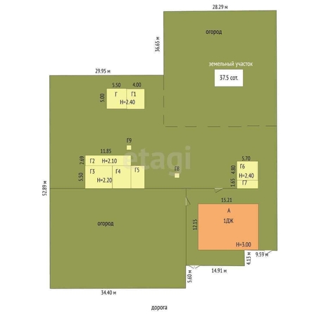 
  Продается дом, 137 м², деревня Тихорецкое
. Фото 5.