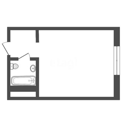 
  Продается студия, 28.7 м², ЖК На малиновского, дом 19а
. Фото 5.