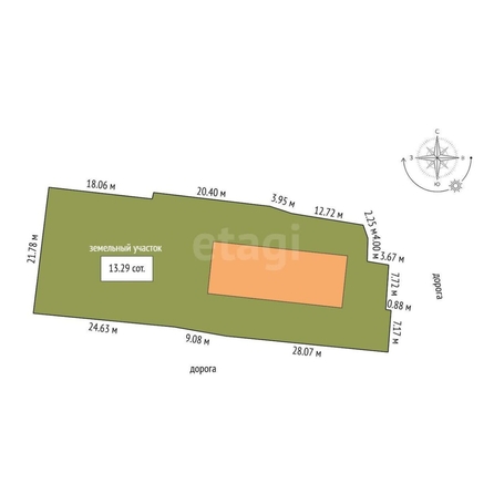 
  Продается дом, 58.4 м², Омск
. Фото 5.