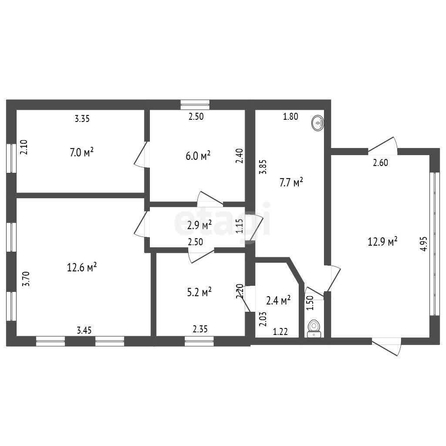 
  Продается дом, 50 м², Омск
. Фото 5.