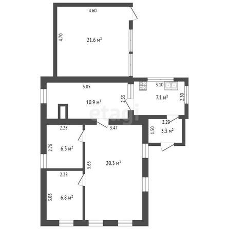
  Продается дом, 65.9 м², Омск
. Фото 4.