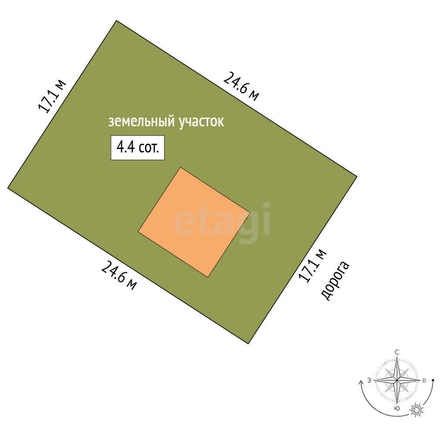 
  Продается дом, 43 м², село Красноярка
. Фото 5.