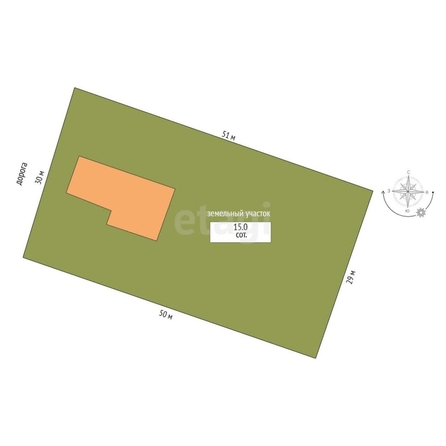 
  Продается дом, 94 м², село Азово
. Фото 5.