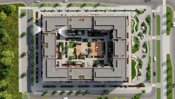 
  Продается 2-комн. квартира, 71.78 м², ЖК Кварталы Драверта, дом 3
. Фото 2.