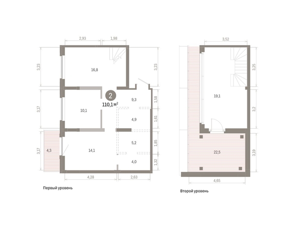 
  Продается 2-комн. квартира, 110.14 м², ЖК Кварталы Драверта, дом 3
. Фото 1.