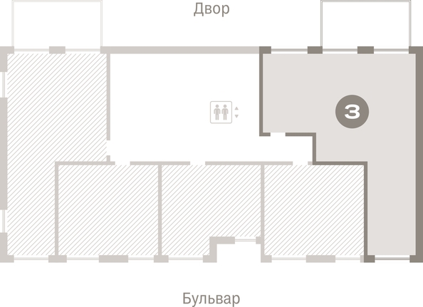 
  Продается 3-комн. квартира 102.68 м², в ЖК Кварталы Драверта, дом 6. Фото 3.