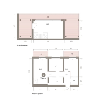 
  Продается 2-комн. квартира 133.96 м², в ЖК Кварталы Драверта, дом 3. Фото 1.