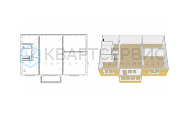 
  Продается 3-комн. квартира 49 м². Фото 26.