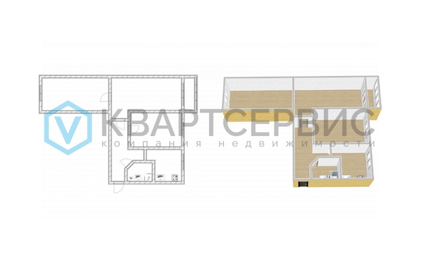 
  Продается 3-комн. квартира 58.6 м². Фото 27.
