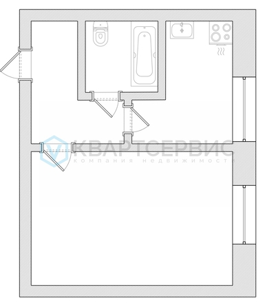 
  Продается 1-комн. квартира 36.9 м². Фото 15.